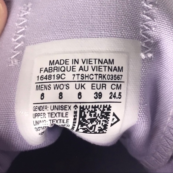 ✂️ Converse All Star oxfords solid lavender 8 - Picture 6 of 7